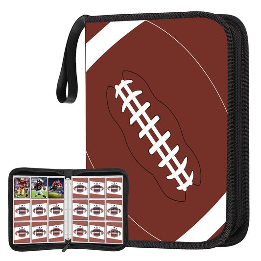 9-Pocket Football Card Binder, Trading Card Holder with Sleeves Card Collectors Album Hold Up to 720 Cards, Fit for Football Cards Baseball Cards Sport Trading Cards