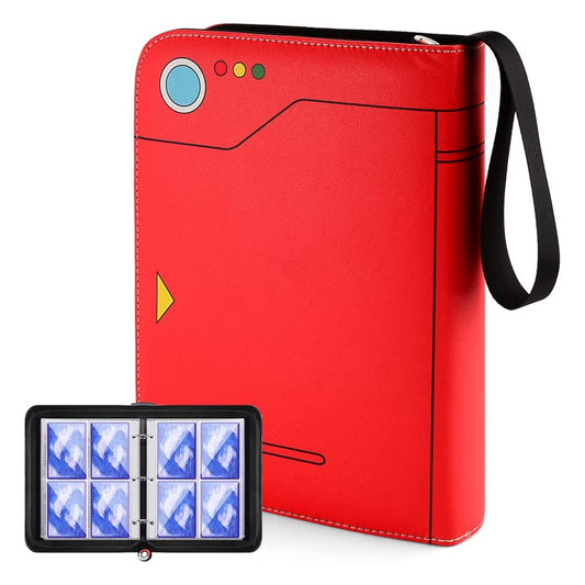 Binder Compatible with PTCG, 4 Pocket Trading Card Album Folder, Holds Up to 400 Cards.