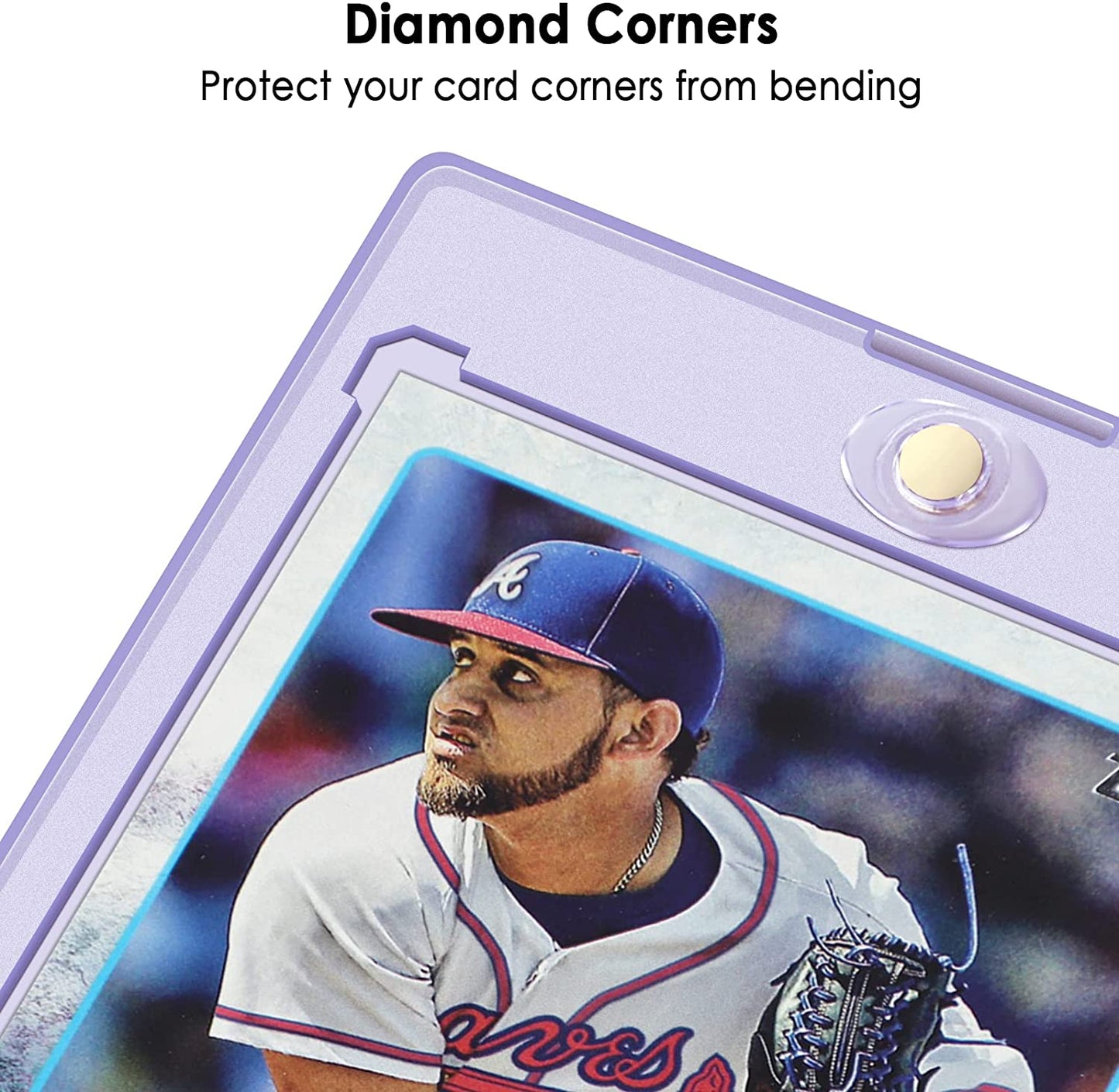  10 Pack - Magnetic Card Holder, 35PT Magnetic Trading Card  Holder, Baseball Card Holder, Hard Acrylic Card Cases, Card Protector for  Game Baseball Sports Card, Fit for Standard Card : Toys